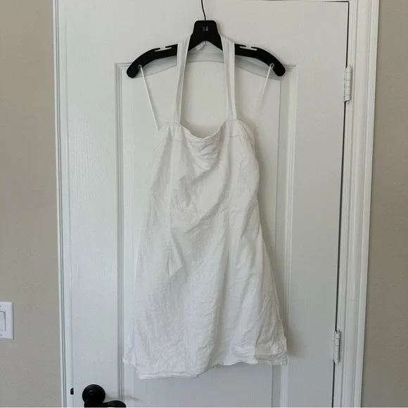 Abercrombie & Fitch white linen dress - Picture 1 of 3